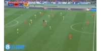 这球有威胁！国足本场第一脚射正来自塞尔吉尼奥劲射，被瑞安扑出